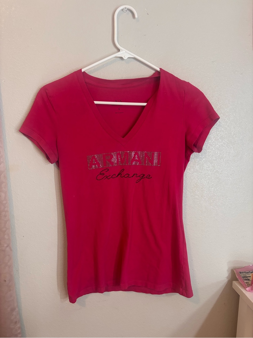 Armani Exchange Pink Tee